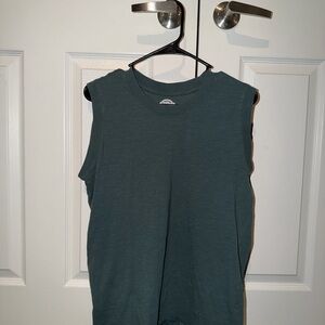 Dickies Sleeveless Dark Teal Muscle Tee